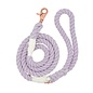 Sassy Woof - Rope Leash Lavender