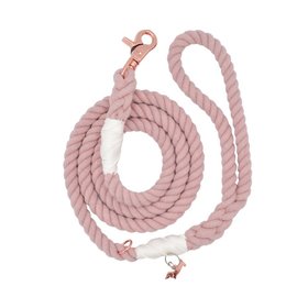 Sassy Woof - Rope Leash Rose All Day
