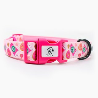 Ripley & Rue - Pink StarBARKS Comfort Dog Collar  small