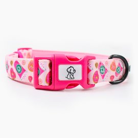 Ripley & Rue - Pink StarBARKS Comfort Dog Collar  Medium