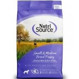Nutrisource - Small Med Breed  Puppy Chicken & Rice 5#