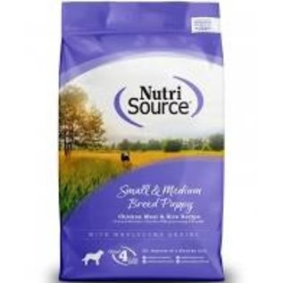 Nutrisource - Small Med Breed  Puppy Chicken & Rice 4#