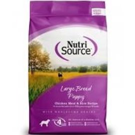 Nutrisource & Pure Via Nutrisource - Large Breed  Puppy Chicken & Rice 30#