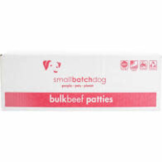 Small Batch Small Batch  - Beef Patties Bulk Box 18#