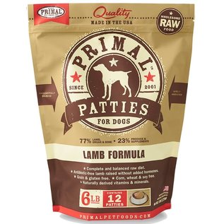 Primal - K9 Lamb Patties 6#