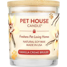 Pet House - Candle Vanilla Creme Brulee  8.5oz