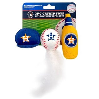 Astros -  3 pc Cat Nip Toy Set