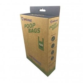 Petcrest - Poop Bags Eco w/ handle 120 bags