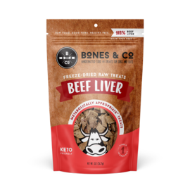 Bones & Co Bones & Co - Freeze Dried Beef Liver Treats 2oz