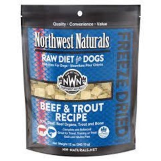 Northwest Naturals Northwest Naturals - Beef and Trout Freeze Dried 25oz
