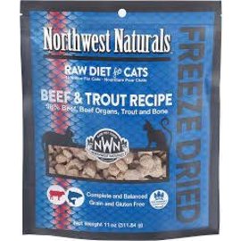 Northwest Naturals Northwest Naturals - Freeze Dried Beef and Trout 11oz Cat