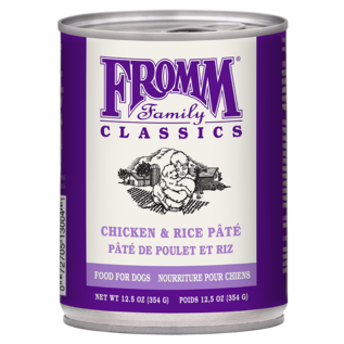 Fromm Family Foods Fromm - Classic Chicken & Rice Dog Cans 12/12.5 oz. Case