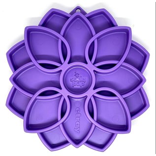 SodaPup Soda Pup - Mandala Design eTray Enrichment Tray for Dogs  Purple