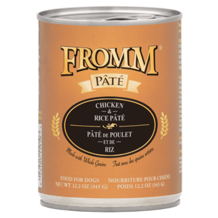 Fromm Family Foods Fromm - Chicken & Rice Pate 12.2oz/case
