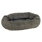 Bowsers - Donut Bed Pewter Bones Small