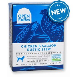 Open Farm Pet Open Farm - Chicken & Salmon Stew Dog 12oz/case
