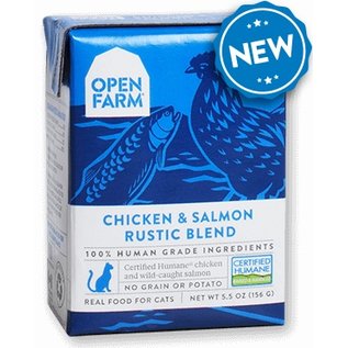 Open Farm Pet Open Farm - Chicken & Salmon Blend Cat 5.5oz/case