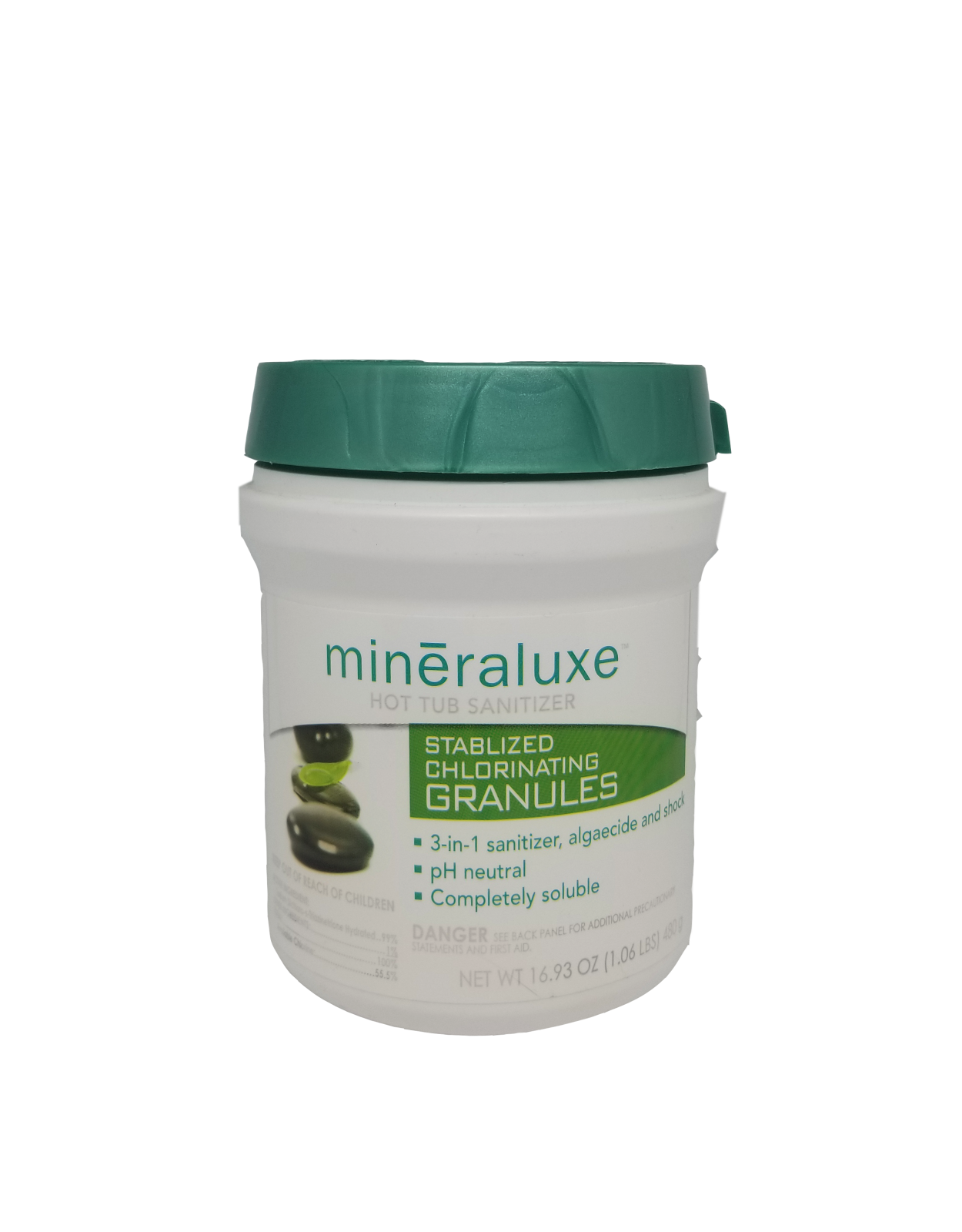 Mineraluxe Stabilized Chlorine Granules (480 g) Waterscape Hot Tubs