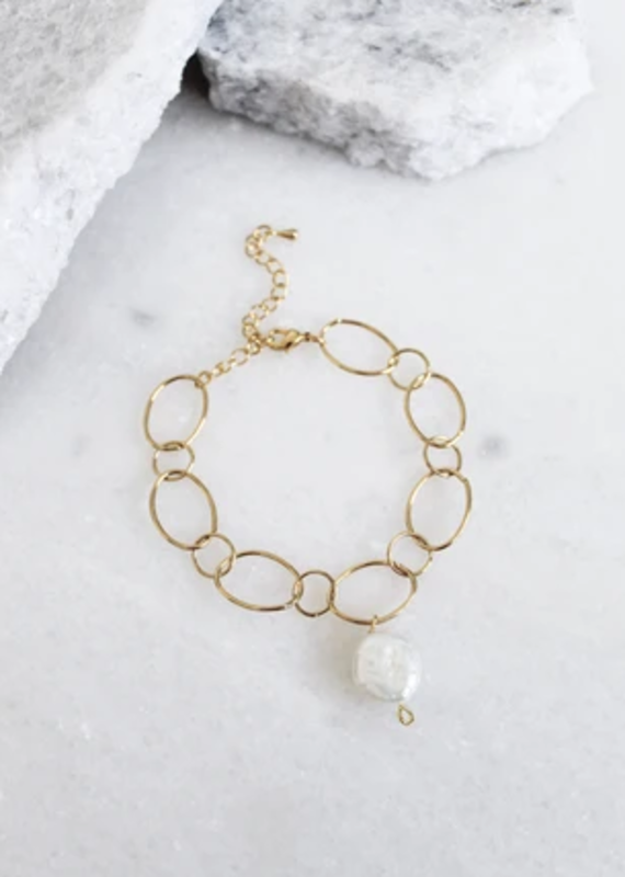Kinsey Designs Marly Bracelet Chain w/Pearl Charm