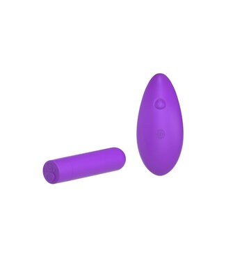 ECN Fantasy For Her Silicone Rechargeable Remote Control Bullet Purple
