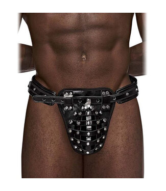 MLP Taurus Male Leather Chastity G-String