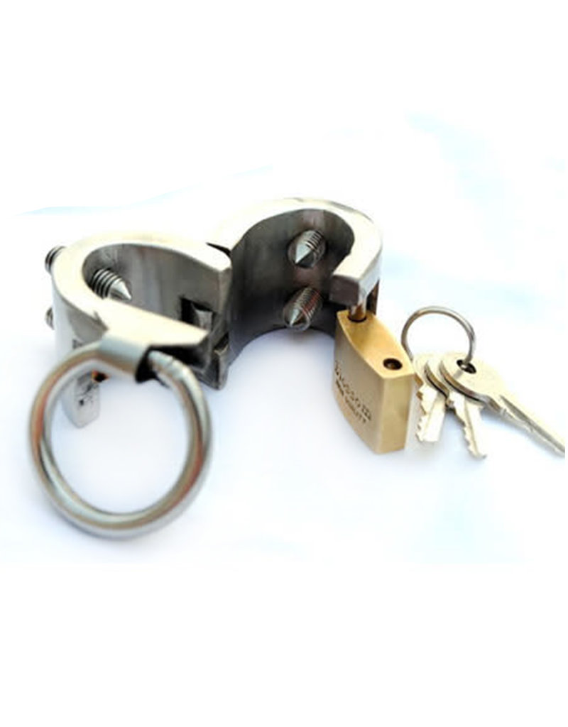 Утяжелитель на мошонку средний с ключом DD Джага-Джага МиФ Ballstretcher 742-02 PP DD - Джага-Джага - Эрекционные кольца - Купить