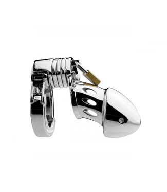 ECN MS  Incarcerator Adjustable Locking Chastity Cage Stainless
