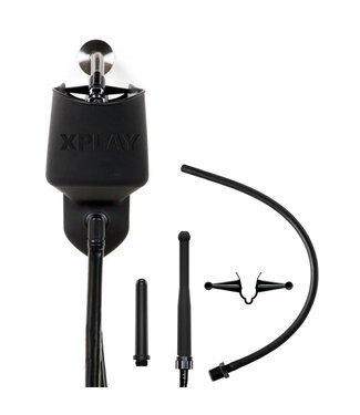 ECN The Xplay Pro Shower Enema Kit - Black