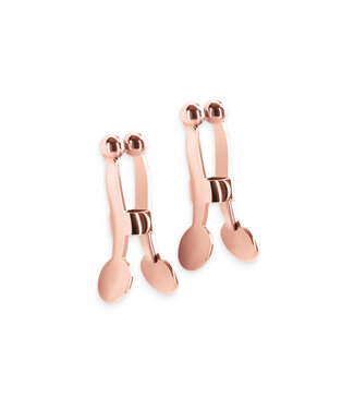 ECN Ball Tip Rose Gold Nipple Clamps