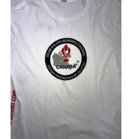 ADMA Shirts White Behring Canada (Circle logo front)