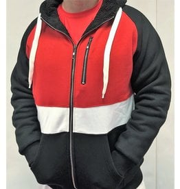 ADMA Hoodie Red/White/Black Fuzzy