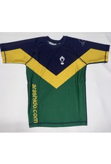 Arashi-Do Behring Rash Guard Short Sleeve - Brazil Hero