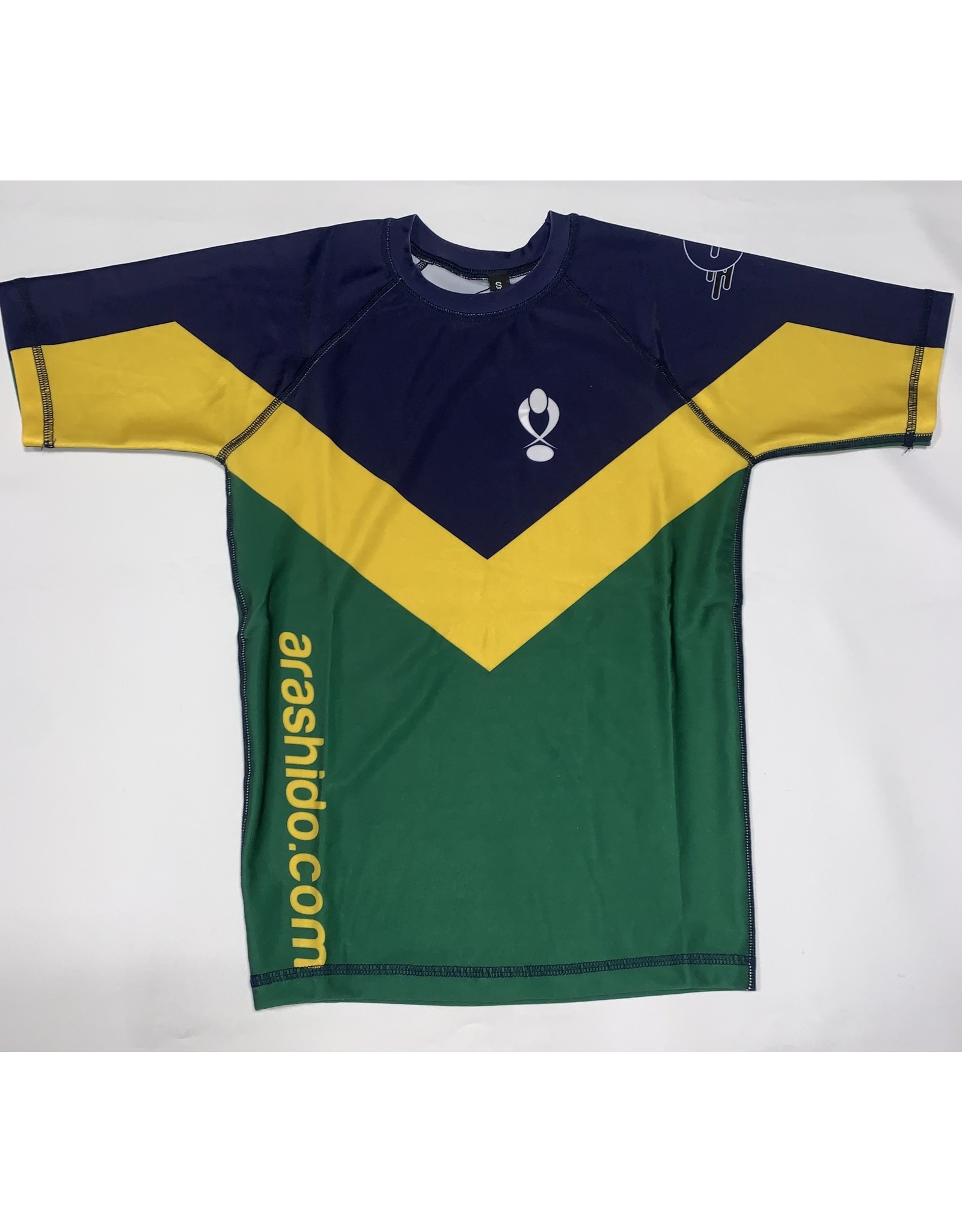 Arashi-Do Behring Rash Guard Short Sleeve - Brazil Hero