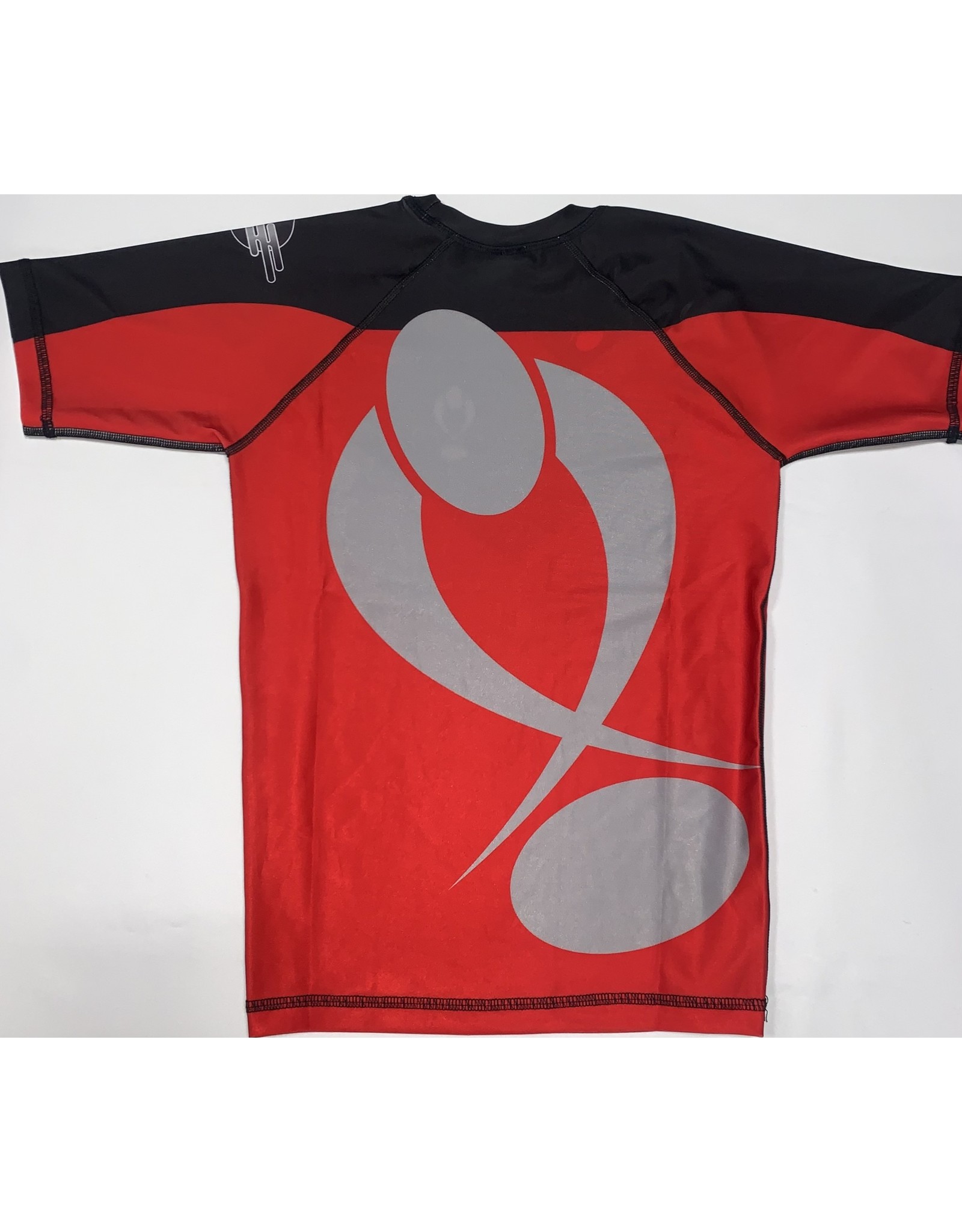 Arashi-Do Behring Rash Guard Short Sleeve - Red/Grey/Blk Hero