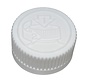 White PP Child Resistant Cap for HDEP 240ml/480ml 24-410