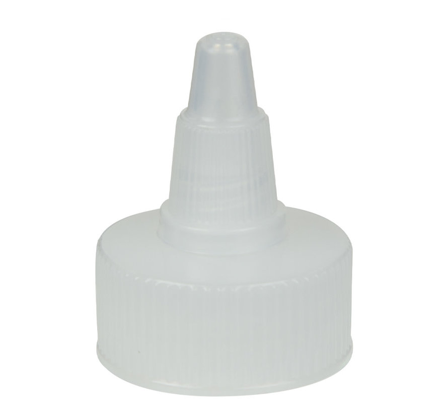 Clear Twist-Open Dispensing Cap for HDEP 240mL/480mL Bottles 24-410