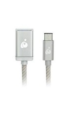 IOGEAR Charge & Sync USB-C to USB Type-A Adapter - Silver