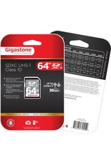 Gigastone 64GB SDXC UHS-1 Class 10