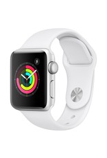 Apple Watch Series 3 GPS, 42mm Silver Aluminum Case with White Sport Band