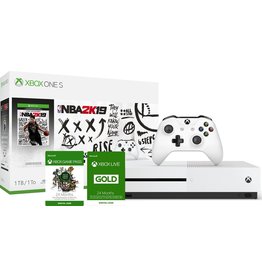 Microsoft Xbox One S 1TB Console - NBA 2K19 Bundle