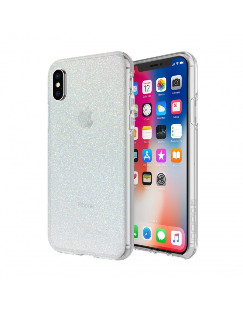 Incipio Design Series - Classic for iPhone X - Iridescent White Glitter