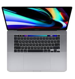 16-inch MacBook Pro with Touch Bar: 2.3GHz 8-core 9th-generation Intel Core i9 processor, 1TB - Space Gray