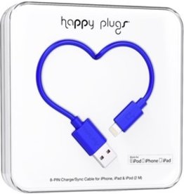 Happy Plugs Lightning to USB Cable - Blue