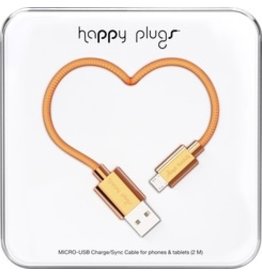 Happy Plugs Micro USB Cable - Copper
