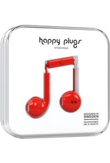 Happy Plugs Earbuds Plus w/mic - Red