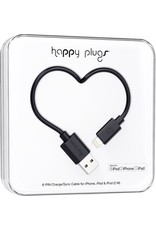 Happy Plugs Lightning to USB Cable - Black