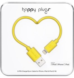 Happy Plugs Lightning to USB Cable - Yellow
