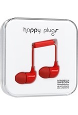 Happy Plugs In-Ear w/mic - Red