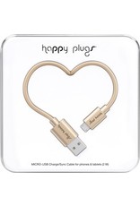 Happy Plugs Micro USB Cable - Gold