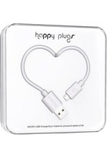 Happy Plugs Mico USB Cable - White